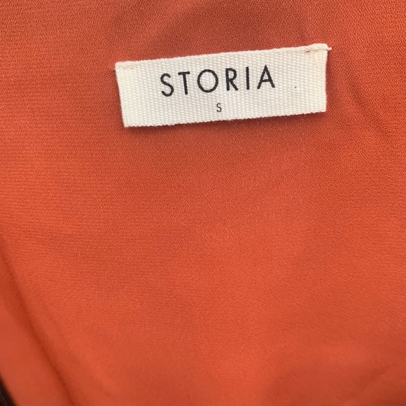 4/$15 NWOT Storia Terracotta smocked bodycon dress - Picture 4 of 7